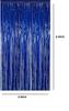 PREMIUM PARTY SHOP Blue FOIL Curtain (Pack of 1) view 2