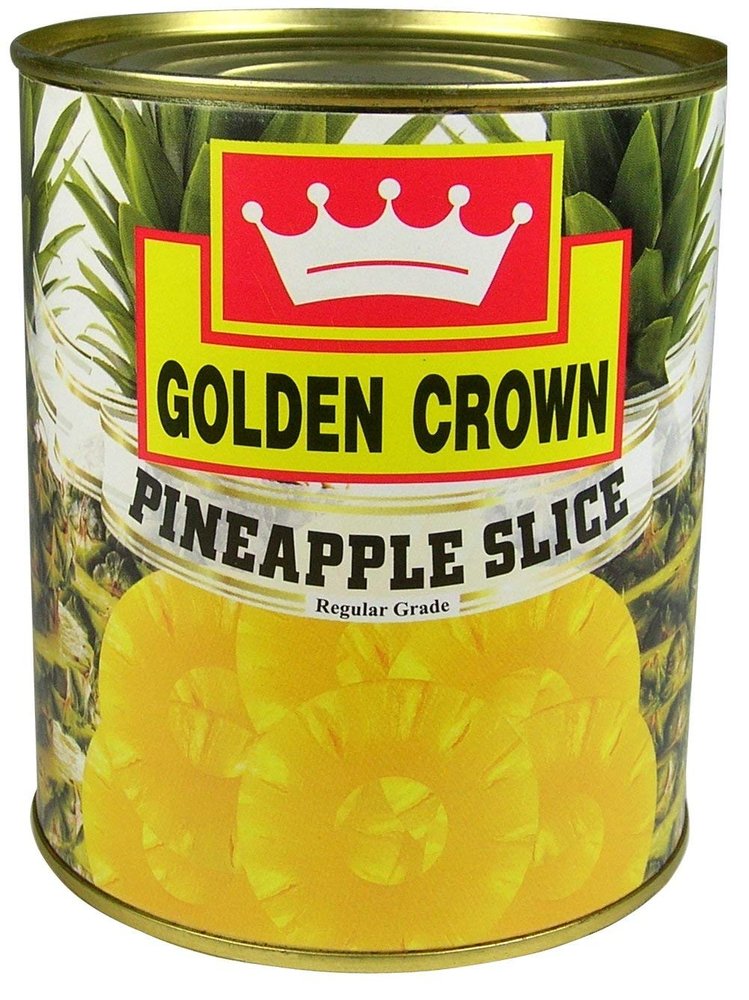 Bakers King Golden Crown Pineapple Slice Fruit Canned (840 gm, Pack of 1 )