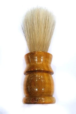 Foreign Holics Wooden Shaving Brush For Men Soft Bristle (White)