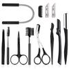 Legendog 11PCS Eyebrow Kit Stainless Steel Universal Portable Eyebrow Trimmer Makeup Tool with Face Hair Remover view 1