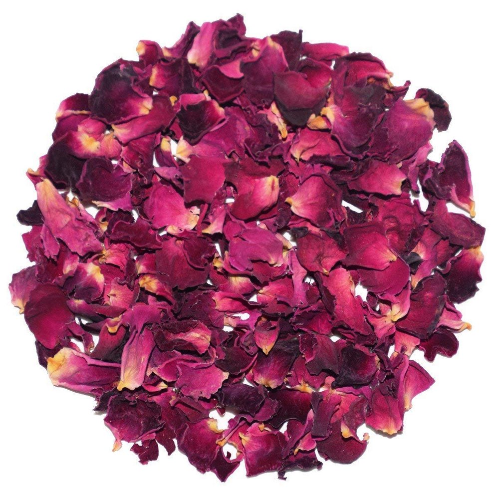Organicgreen Herb Sun Dried Rose Petals | Gulab Patti Dry -100GM Rose leaves | ROSE PATTI DRY