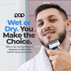 Pop Sonic Zip Compact Shaver for Men Splash proof IPX4 Get Closer! - White/Grey view 3