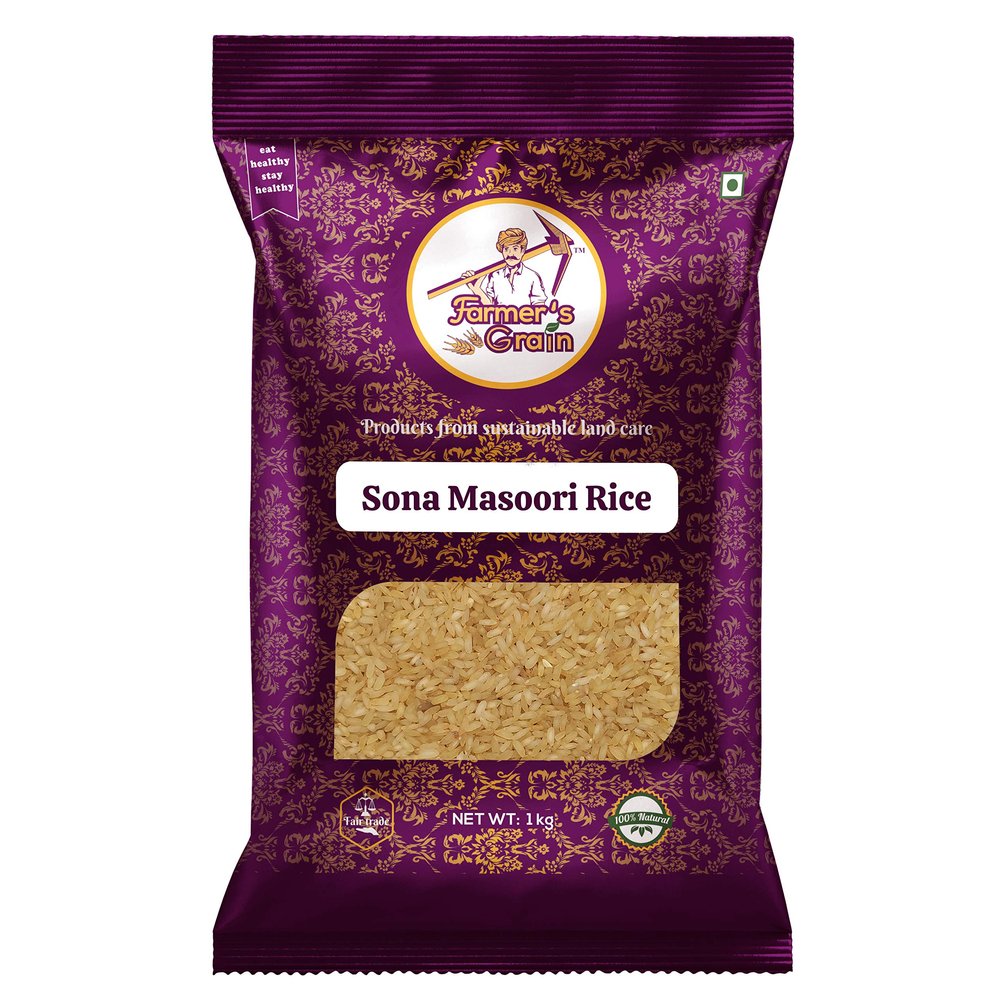 Farmer's Grain Organic Sona Masoori Rice (1 kg)