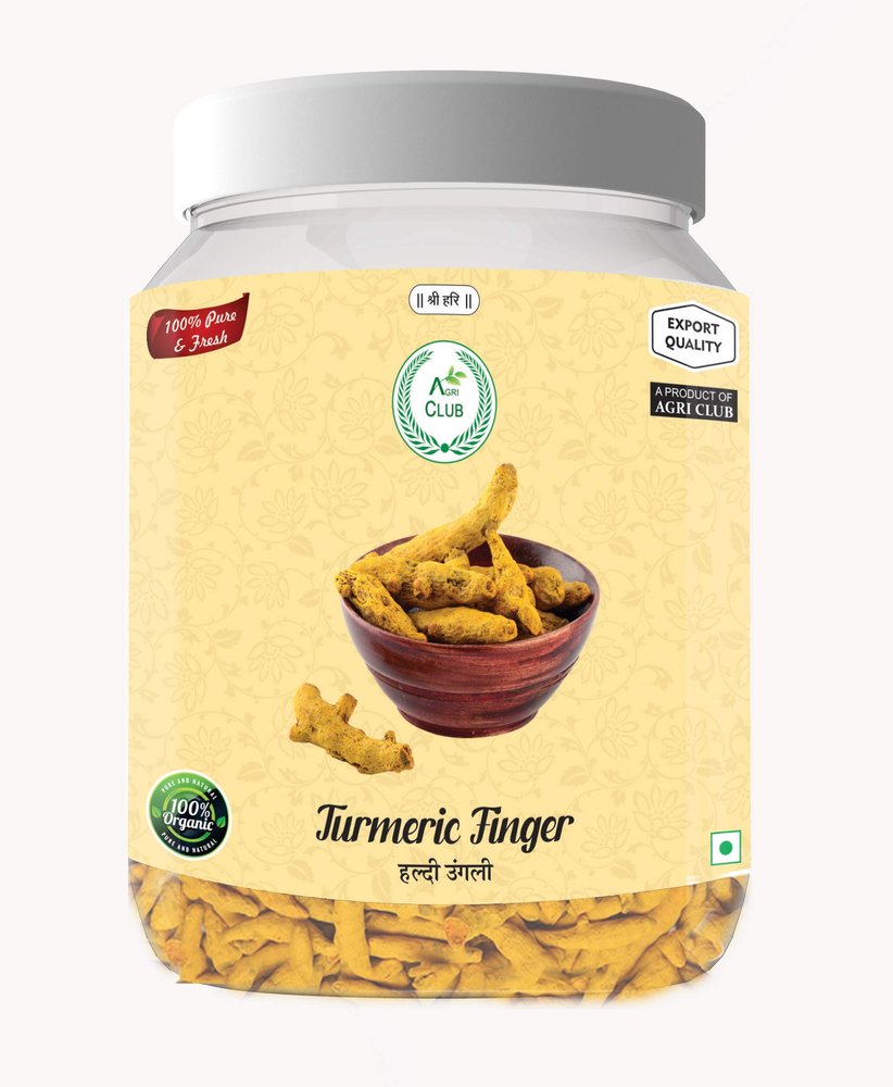 Agri Club Turmeric Fingers 500gm, Sabut Haldi