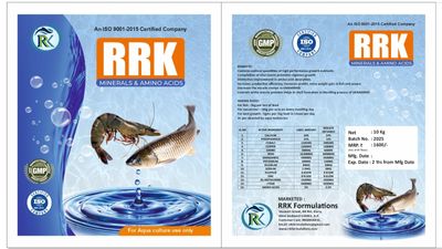 RRK Minerals and Amino ACIDS - Growth Booster for All Types of Fish.. 10kg Bag