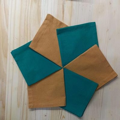 Glus Set of 6 Pure Cotton Roti Chapati Cover Roti Rumal for Tiffins Roti Pona Kids School Tiffin Napkin (3Green+3Yellow, Medium)