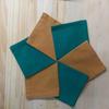 Glus Set of 6 Pure Cotton Roti Chapati Cover Roti Rumal for Tiffins Roti Pona Kids School Tiffin Napkin (3Green+3Yellow, Medium) view 1