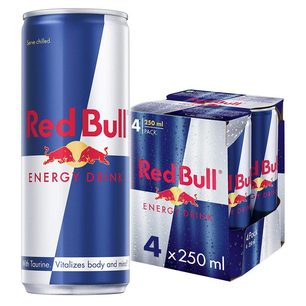 Red Bull Energy Drink, 250 Ml (4 Pack) - Mixed Fruit