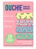 Aya Papaya Ouchie Non-Toxic Printed Bandages Double Combo (40 Pack) - Pink & Orange view 2