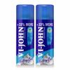 VI - JOHN Shaving Foam For Men,All Skin Type Shaving Foam With Goodness Of Nature,Tea Tree Oil,Vitamin E Enriched&Anti-Bacterial Formula(400Gm Each-Pack Of 2) view 1