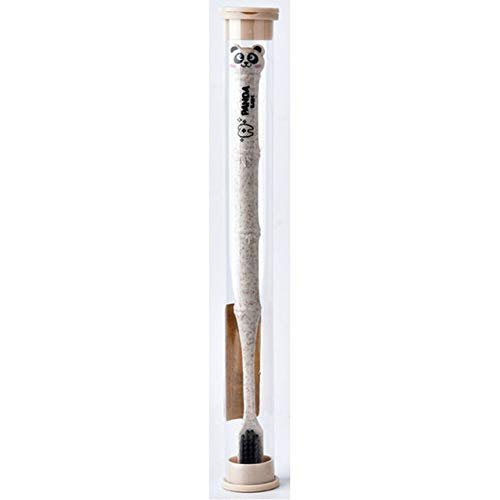 3NH Pack of 1 N 1Pc Family Toothbrush Soft Brush Panda Degradable Oral Care Nano-Antibacterial Cute Mini Heads for Adults: 1Pc As Picture