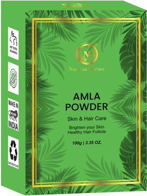 Nuerma Science Fresh Amla Powder (Amalaki, Indian Gooseberry) Rich In Antioxidant Vitamin C|Supports Immunity, 100 Gm