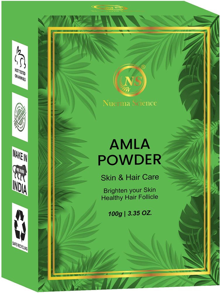 Nuerma Science Fresh Amla Powder (Amalaki, Indian Gooseberry) Rich In Antioxidant Vitamin C|Supports Immunity, 100 Gm