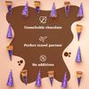 Pure Temptation Gold Chocoblast Chocolate Pack - Chocolate Flavour Choco Filled Waffle Cone Bites - Premium Gift Box - Pack of 3 (Each Pack with 10 Chocolates - 30 Pieces) view 3