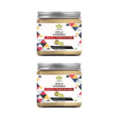 Haria Naturals 100% Pura And Naturals Amla Powder 100 gms (Pack of 2) 200gms