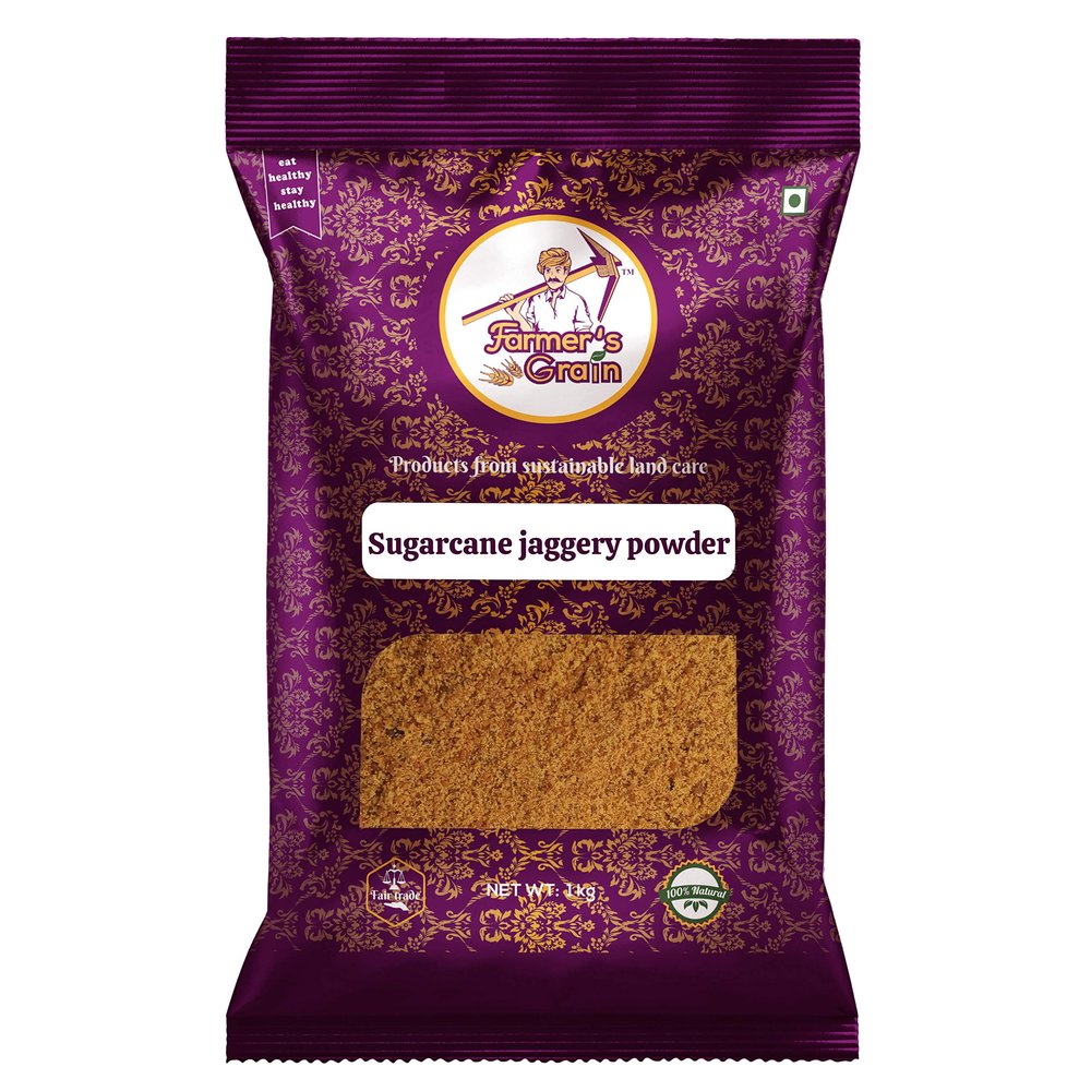 Farmer's Grain Sugarcane Jaggery Powder (1 kg)