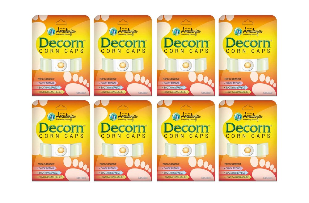 AMRUTANJAN DECORN CORN CAPS - PACK OF 10