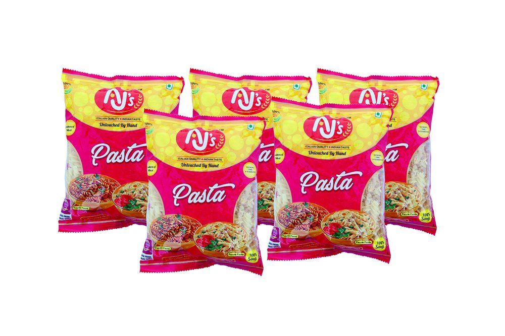 AJ's Fusilli Pasta - 170g Packets (Pack of 5, Total 850g) Premium Durum Wheat High Protein, Zero Cholesterol, No Trans Fat Easy to Cook Perfect for Quick Meals, Family Dinners, and Gourmet Recipes