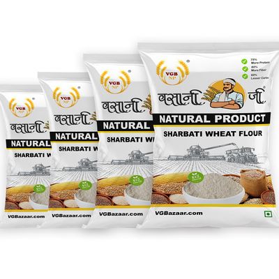 Wheat Flour | Whole Wheat Atta | Gehu ka AAta | Godhumai Maavu | Godhi Hittu | Chakki Fresh Atta | High Fiber Multigrain Base | Soft Roti & Chapati Flour - 2kg