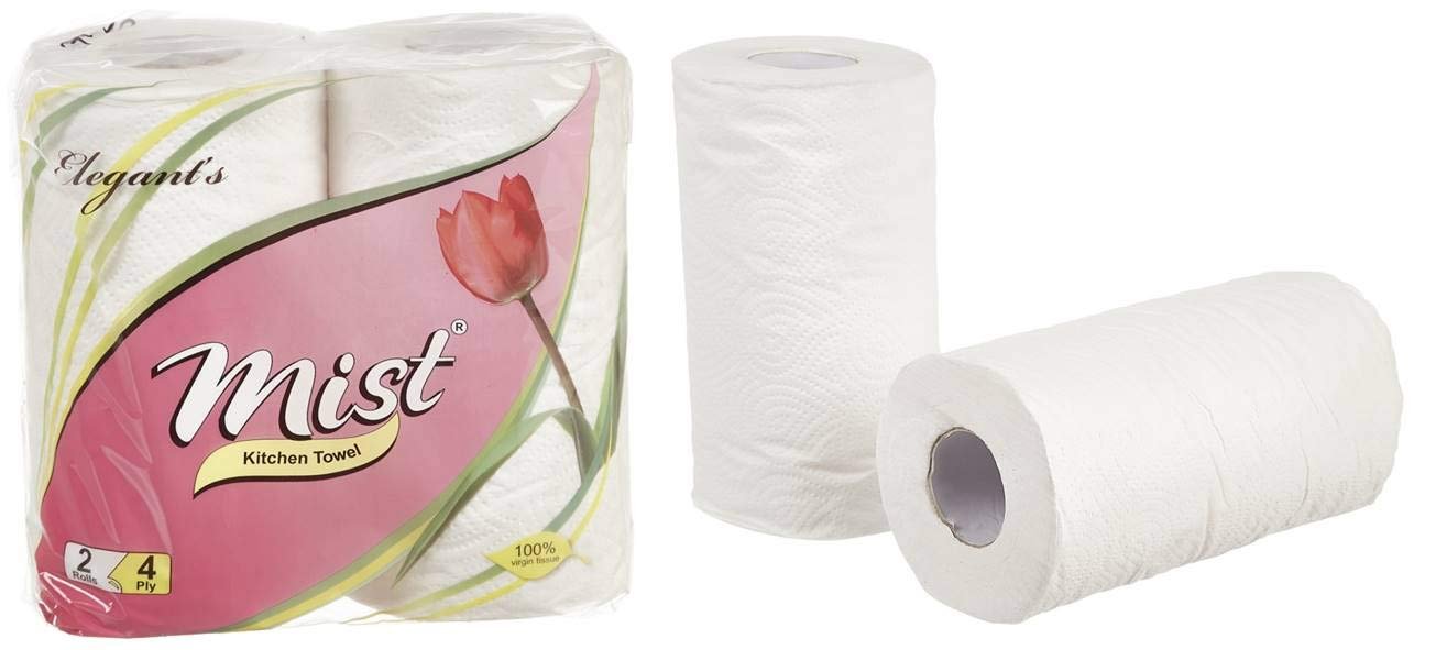 MIST Ultra Soft highly absorbent quilted kitchen towel 400 Pulls