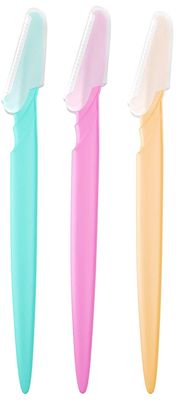CHEM-AB ENTEREPIRSE Eyebrow Razors Precision Sharpness for Trimming and Shaping Eyebrows Women Face Razor (Pack Of 3)