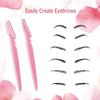 CHEM-AB ENTEREPIRSE Eyebrow Razors Precision Sharpness for Trimming and Shaping Eyebrows Women Face Razor (Pack Of 3) view 3
