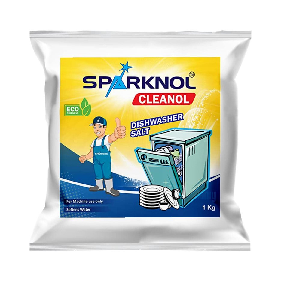 Sparknol Dishwasher Salt, 1Kg Helps in Cleaning Oily and Greasy Utensils