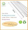 EcoHome White Paper Straws, 100% Eco friendly & Biodegradable view 3