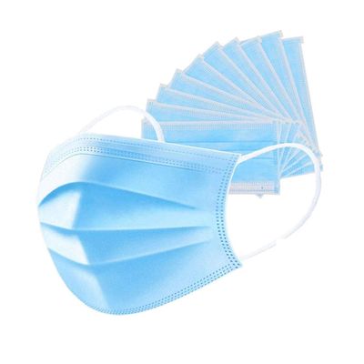 ORILEY ORN500 3 Ply Disposable Face Masks 25 GSM Unisex Nose Mouth Protection Cover with Non-woven Fabric for Women & Men (500 PCS)