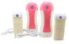 Ear Lobe & Accessories 2pcs Depilatory Wax Heater + 2pcs Roll-on Hot Depilatory Wax White Chocolate Cartridge (100g) view 1