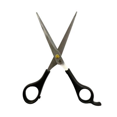 Bella Faccia (BUY 1 GET 1 FREE) Moustache/Beard/Eyebrow/Nose Hair Trimming Scissor for Men and Women Professional Stainless Steel Salon Barber Scissor For Multipurpose Use (Size- 6.5 inch)