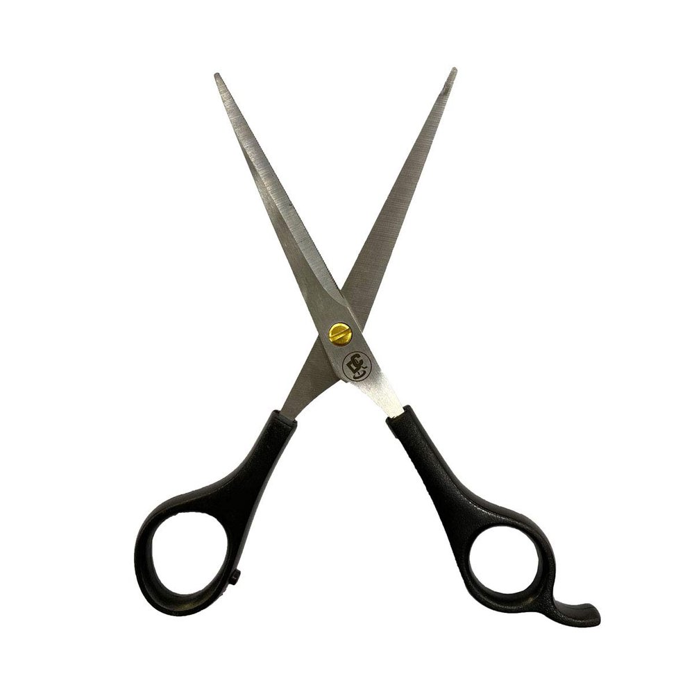 Bella Faccia (BUY 1 GET 1 FREE) Moustache/Beard/Eyebrow/Nose Hair Trimming Scissor for Men and Women Professional Stainless Steel Salon Barber Scissor For Multipurpose Use (Size- 6.5 inch)
