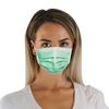 Hyjiva Disposable Surgical Face Mask - 3-ply, Ear Loop, Nose Strip, Unisex, Ultra-soft, Super-breathable (Pack of 100, Green) view 4