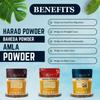 BrijBooti Harad - Baheda - Amla Powder 200 Gr Each view 3