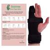 GoodsHealthShop Boxer Finger Splint - Metacarpal Finger Splint Right Removable Splint for Boxers Fracture - Little and Ring Finger Protection - Fits Left or Right Hand Brace (Small,Neoprene) view 1