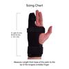 GoodsHealthShop Boxer Finger Splint - Metacarpal Finger Splint Right Removable Splint for Boxers Fracture - Little and Ring Finger Protection - Fits Left or Right Hand Brace (Small,Neoprene) view 2