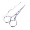 Blade size 4.5 cm Stainless Steel Eyebrow Scissors Nose Hair Scissors Beard Shear Facial Hair Eyelashes Trimmer Scissors With Sharp Edge Blade view 2