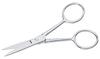 Stainless Steel Eyebrow Scissors Nose Hair Scissors Beard Shear Facial Hair Eyelashes Trimmer Scissors With Sharp Edge Blade size 4.5 cm view 2