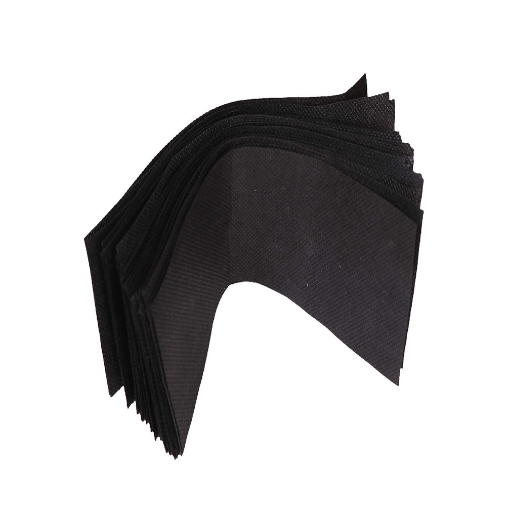 MBW Waxing Strips for Hair Removal Waxing Strips Easy & Safe Wax Strips Paper Non woven Wax Strip Wax Patta Hair Removal Waxing Strips for Face, Legs, Underarms, Facial Eyebrow (70 piece, Black)