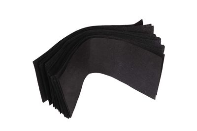 MBW Hair Removal Waxing Strips Easy & Safe Wax Strips Paper Non woven Wax Strip Patta for Face, Legs, Underarms, Facial Eyebrow (105 Piece, Black)