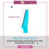 Spa Savvy 6Pcs Eyebrow Razors - Dermaplane Razor for Women Face for Trimming and Shaping, Multipurpose Exfoliating Face Razor and Eyebrow Shaper with Protective Skin Guard view 3