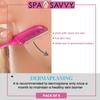 Spa Savvy 6Pcs Eyebrow Razors - Dermaplane Razor for Women Face for Trimming and Shaping, Multipurpose Exfoliating Face Razor and Eyebrow Shaper with Protective Skin Guard view 4