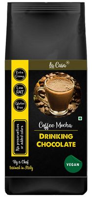 La Casa Vegan Dark Drinking Chocolate - Coffee Mocha | Gluten Free | All Natural | 250g |