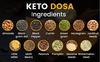 SUPPLE foods Keto Dosa Batter Instant Mix - 400g - Healthy Low Carb, High Protein & Low GI Diet - Easy to Cook Natural Plant Proteins Dosa Mix Powder - Gluten Free and Vegan view 4