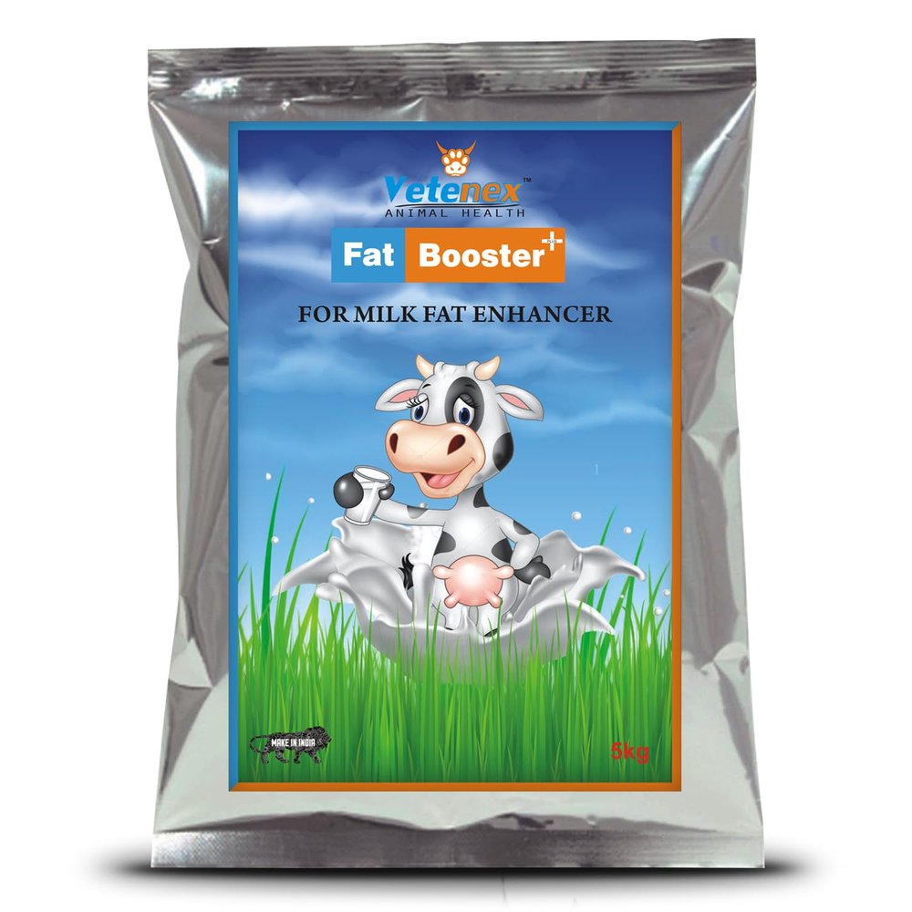 VETENEX Fat Booster Plus - Bypass Fat Energy, Rumen Fat & Milk Boost Powder Supplement for Cattle, Cows, Buffalo and Farm Animals - 5 KG