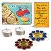 BOGATCHI Diwali Sweets Gift Box, Soan Papdi, 200g, Free 2 Designer Diya with Tea Light view 1
