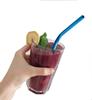 Ash & Roh - Reusable Stainless Steel Drinking Straws,8.5 Inches (2 Bend & 2 Straight Straws, 1 Cleaning Brush) (SKY BLUE) view 4
