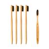 BambooQuotient-(Buy 4 get 1 free) Multi-use Eco-friendly Bamboo Toothbrush with Tongue Cleaner(and Soft Bristles | Biodegradable Handle)- Adults pack view 1