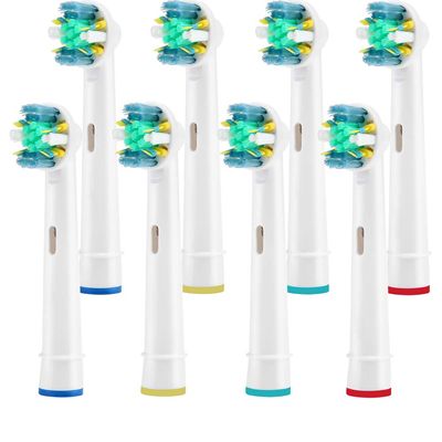Grop Toothbrush Heads Refill for Oral-B Electric Toothbrush, 8 Count with Covers