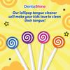 DentoShine Lollipop Tongue Cleaner for Kids (Pink, Blue, Orange & Purple, Pack of 4) view 2